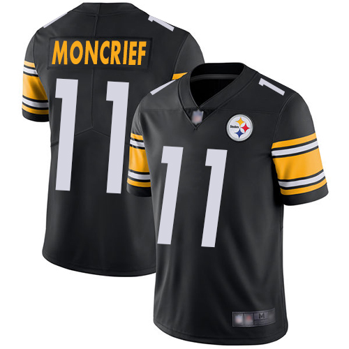 Men Pittsburgh Steelers Football #11 Limited Black Donte Moncrief Home Vapor Untouchable Nike NFL Jersey